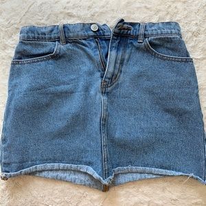 Classic jean skirt